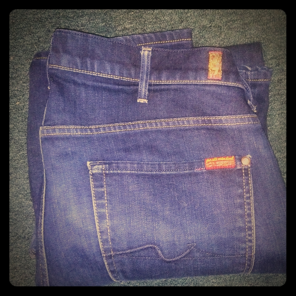 NWOT Men's 7 for all Mankind Jeans size 38